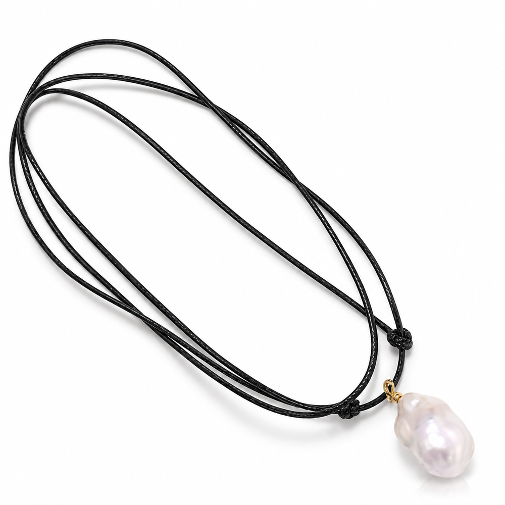 Baroque Pearl Rope Necklace