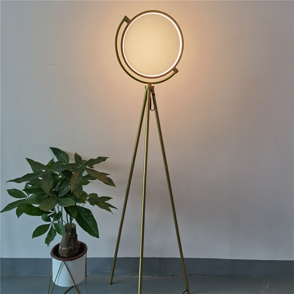 Modern LED Corner Floor Lamp with Foot Switch