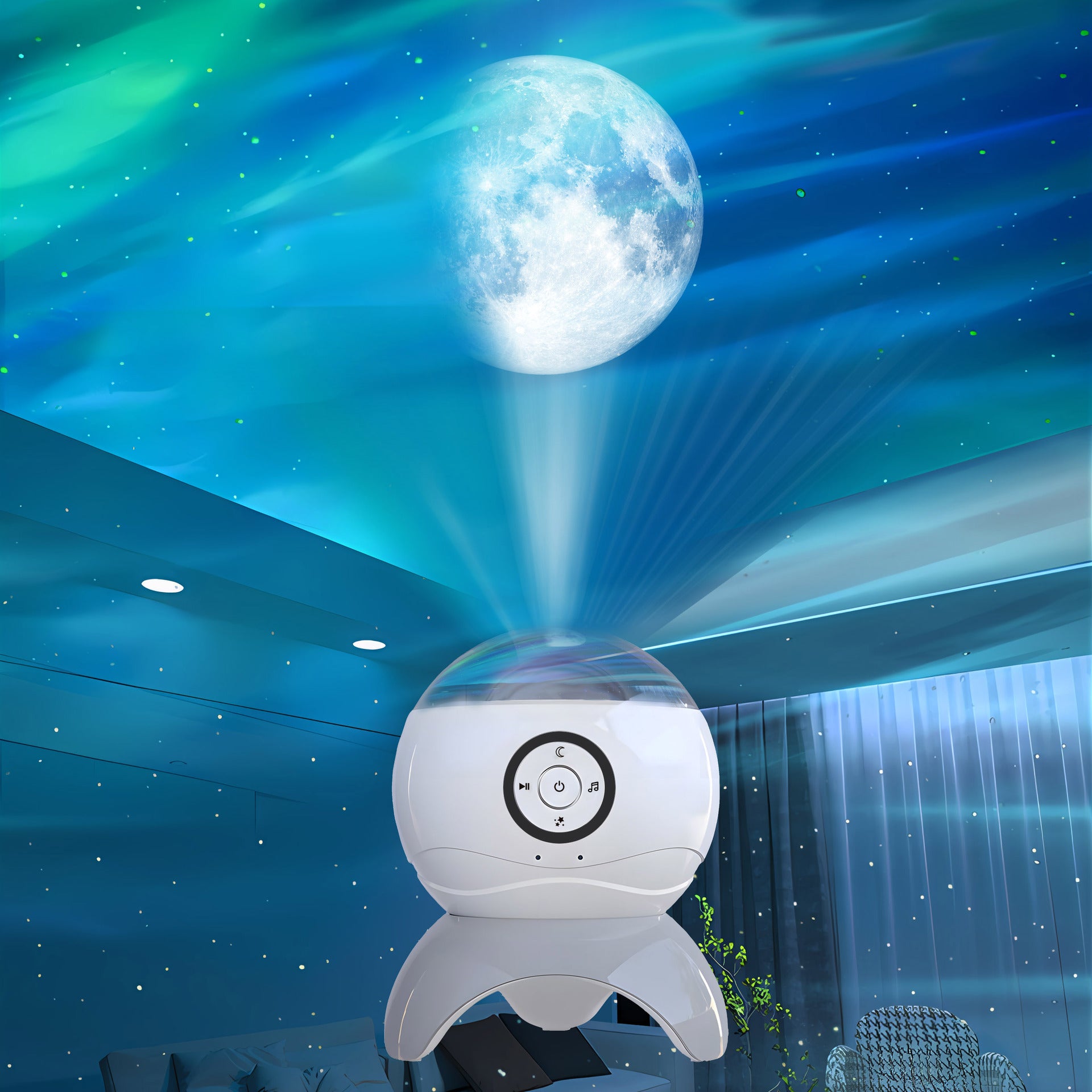 Dream Star Projector Bluetooth Aurora Night Light